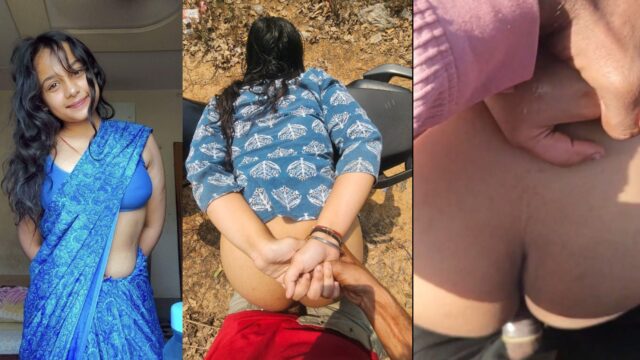 Sexy Hot Gf Outdoor Fucking Boyfriend in doggy style video leaked
