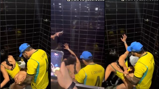Sexy Couple Couldn’t Wait, Fucking Hard in the FIFA Match Public Toilet video viral