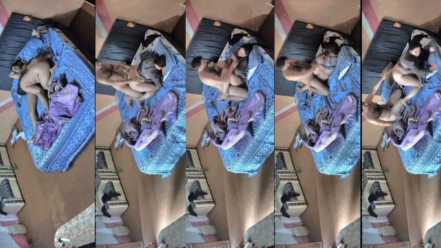 Paki Sexy Hot Bhabhi Blowjob and hardcore sex with Lover In bedroom cctv video leaked