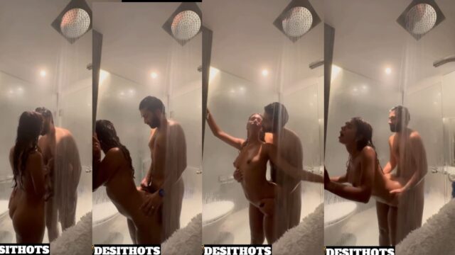 Sexy Indian Horny Babe Hard Fucking Lover In Washroom and Moaning video